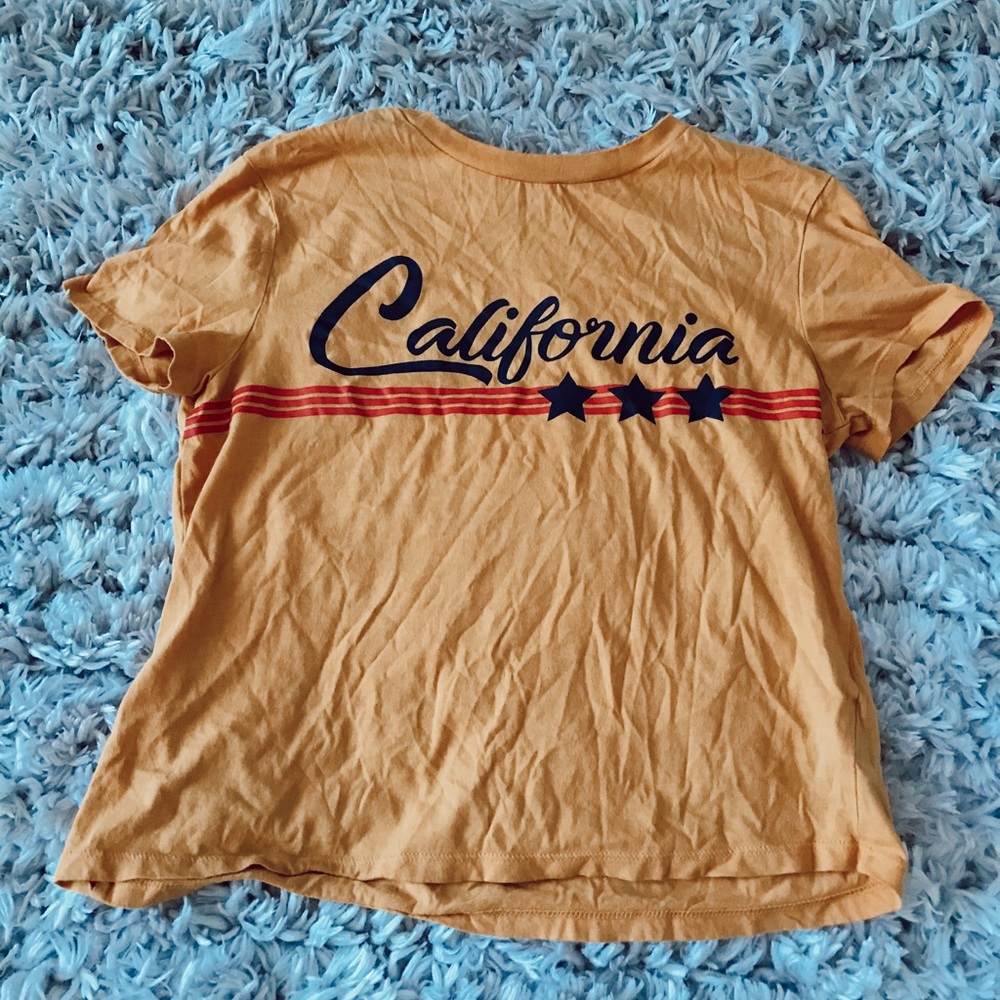 Yellow Cali tee